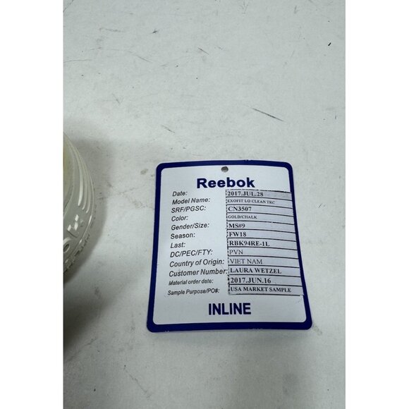 Sample Reebok Exofit Lo Clean Logo TRC Gold Suede Shoes Men’s Size 9 CN3507 - Picture 9 of 9